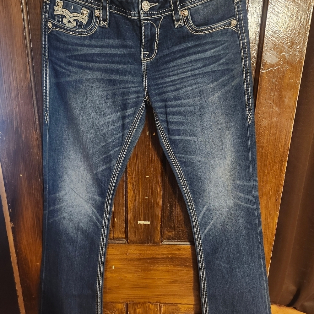 Rock Revival Dark Blue Boot Cut Jeans